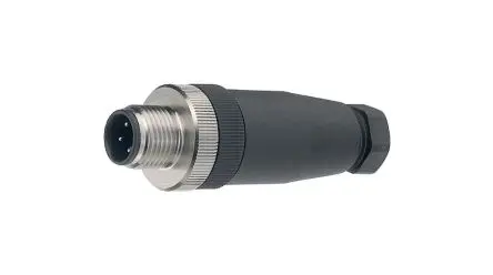 Produktfoto 1 von binder 713 M12 Industrie-Rundsteckverbinder Stecker 4-polig Stecker 4A Kabel IP67