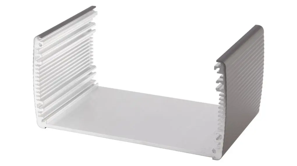 Produktfoto 1 von Bopla Alubos; Gehäuse; Aluminium; Schwarz IP40 Breite 108 mm Höhe 42 mm Länge 150 mm