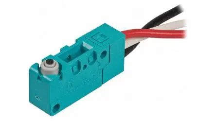 Produktfoto 1 von Panasonic Mikroschalter Taste-Betätiger Schnellverbindung, 1 Wechsler, 250 V ac, 24 V dc, 1A, 5 A IP67 2.16N -40 °C -