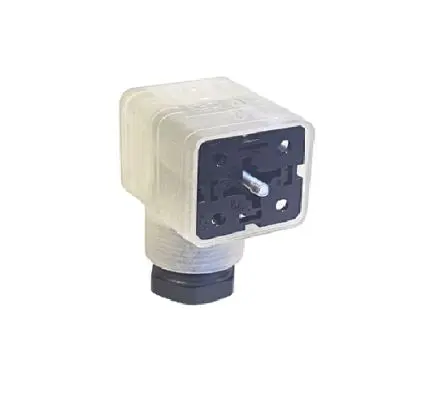 Produktfoto 1 von Hirschmann GDML DIN 43650 Ventilsteckverbinder DIN 43650 A 2+E / 24V ac/dc Kontrollleuchte, PG11 Schraubanschlussklemme,