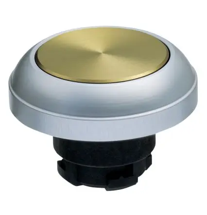 Produktfoto 1 von Schmersal EX-RDT Drucktastenkopf Ø 22.3 mm, Gelb Tastend IECEx Pilzkopf