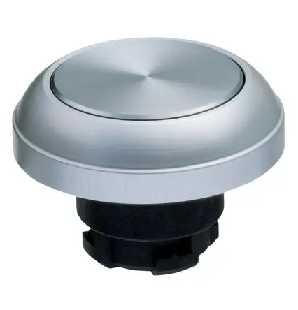 Produktfoto 1 von Schmersal EX-RDT Drucktastenkopf Ø 22.3 mm, Weiß Tastend IECEx Pilzkopf Aluminium