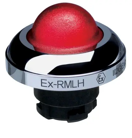 Produktfoto 1 von Schmersal EX-RMLH Drucktastenkopf Ø 22.3 mm, Rot Tastend IECEx Pilzkopf