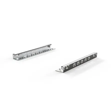 Produktfoto 1 von nVent SCHROFF Gleitschiene, Stahl, 1 UHE, Varistar, 100kg max., 500mm breit, 456 mm hoch, 456 mm tief