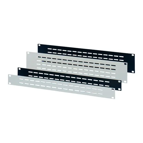 Produktfoto 1 von nVent SCHROFF Aluminium Frontplatte 1 U x 95 HP Belüftet, Weiß Ungeschirmt 483 mm 483 mm