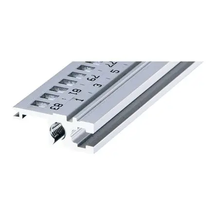 Produktfoto 1 von nVent SCHROFF Schiene, Aluminium-Strangpressprofil, Horizontal Rail, 84 TE, 84HP breit, 432 mm hoch, 432 mm tief