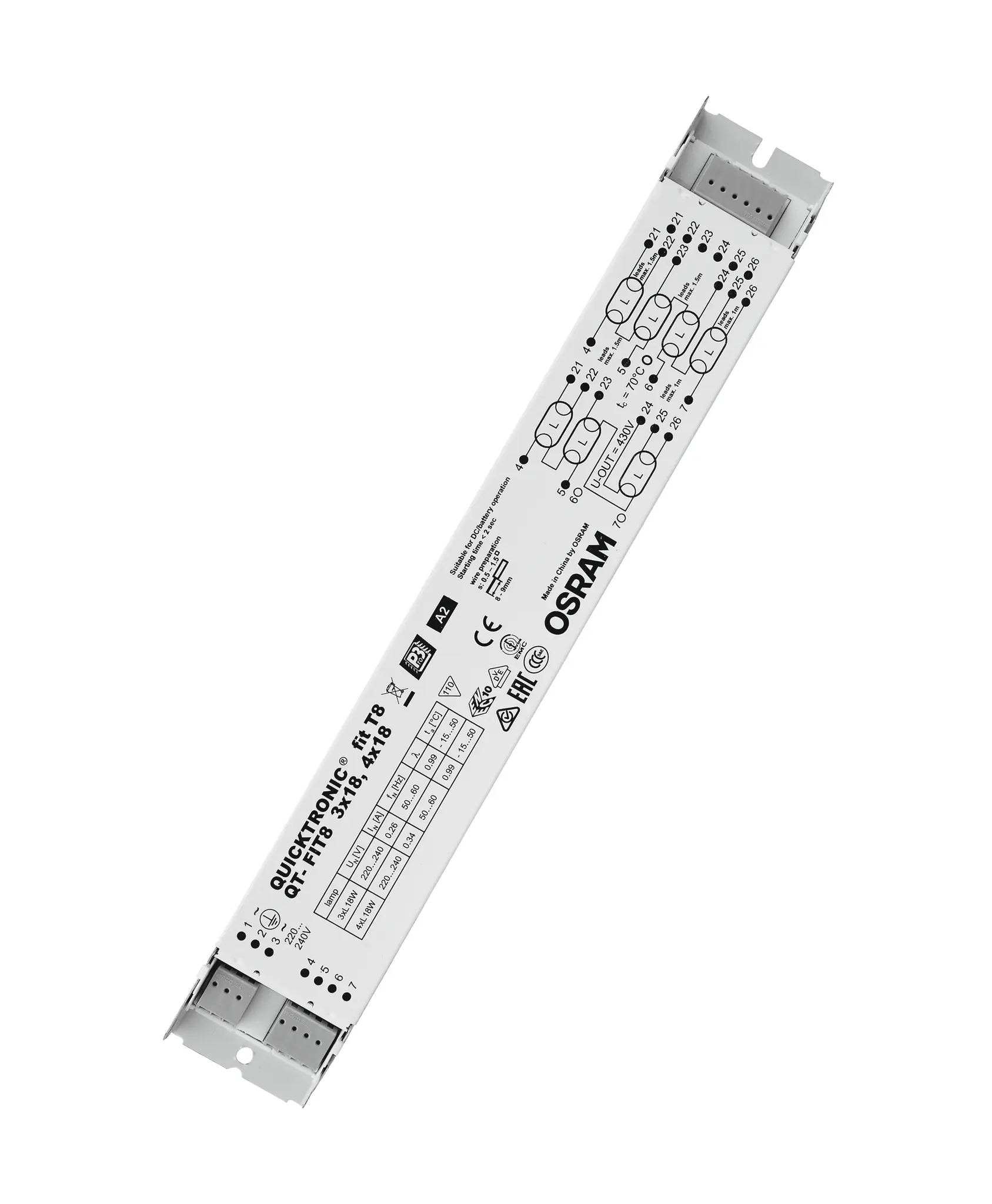 Produktfoto 1 von LEDVANCE Vorschaltgerät / 240 V DC