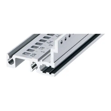Produktfoto 1 von nVent SCHROFF Schiene, Aluminium-Strangpressprofil, Horizontal Rail, 84 TE, 84HP breit, 432 mm hoch, 432 mm tief