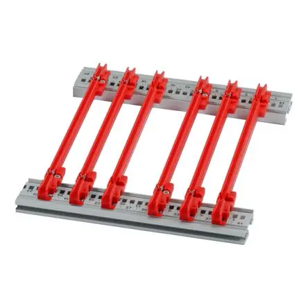 Produktfoto 1 von nVent SCHROFF Führungsschiene, Polycarbonat, Guide Rail, 2mm breit, 160 mm hoch, 160 mm tief