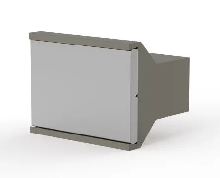 nVent SCHROFF Führungsschiene Wandmontage Polycarbonat für Frontplatten