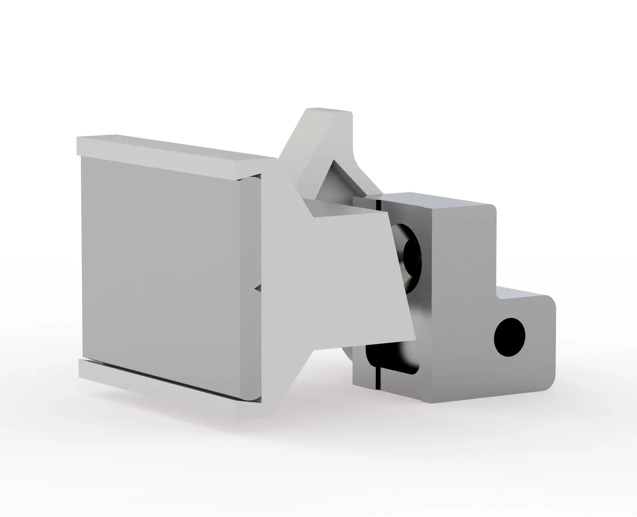 Produktfoto 1 von nVent SCHROFF Führungsschiene Extraktionsgriff-Oberteil Polycarbonat für Frontplatten, 0.4 U