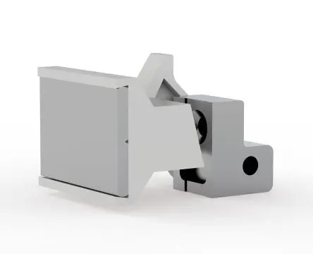 Produktfoto 1 von nVent SCHROFF Führungsschiene Extraktionsgriff-Oberteil Polycarbonat für Frontplatten, 0.4 U