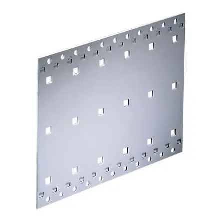 Produktfoto 1 von nVent SCHROFF Edelstahl Typ F 3 U Belüftet Abgeschirmt 415 mm 415mm