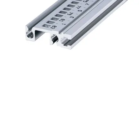 Produktfoto 1 von nVent SCHROFF Schiene, Aluminium, Horizontal Rail, 195 TE, 195HP breit, 1000 mm tief