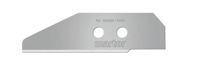 Produktfoto 1 von MARTOR Teppichmesser-Klinge 66.5 x 18.9 mm Rund Edelstahl Robust 18.9 mm 5-teilig