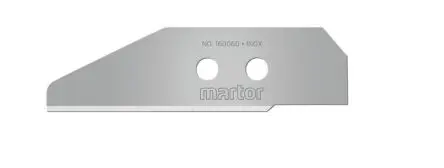 Produktfoto 1 von MARTOR Teppichmesser-Klinge 66.5 x 18.9 mm Rund Edelstahl Robust 18.9 mm 5-teilig