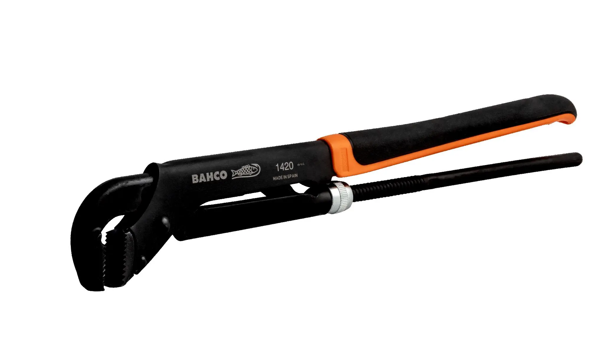 Produktfoto 1 von Bahco Schraubenschlüssel Rohrzange Nicht parkend, Kunststoff Griff, Backenweite 65 mm, / Länge 430 mm