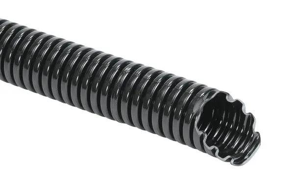 Produktfoto 1 von HellermannTyton IWS Kabelrohr Unbeschichtet Polyamid 6, Ø 10 mm nom., Schwarz x 50 m