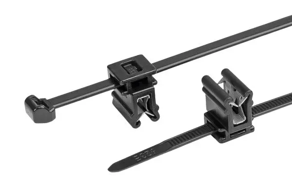 Produktfoto 1 von HellermannTyton T50ROSEC4A-MC5 Nylon 6.6 Kabelbinder Nicht lösbar Schwarz 4.6 mm x 200 mm