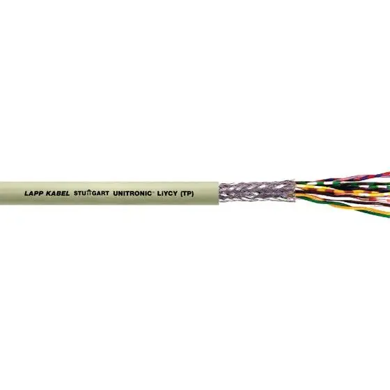 Produktfoto 1 von Lapp UNITRONIC Datenkabel, 12-paarig 0,25 mm² Ø 11.3mm S/UTP Schirmung PVC isoliert Twisted Pair Grau