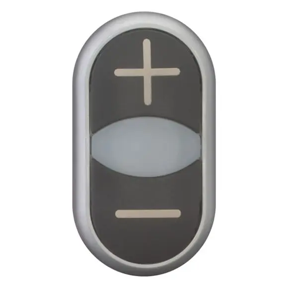 Produktfoto 1 von Eaton RMQ Titan M22 Drucktastenkopf Ø 22 mm, Schwarz Tastend Rund Rund Kunststoff, IP66