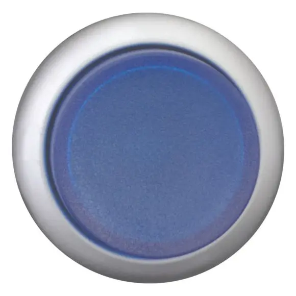 Produktfoto 1 von Eaton RMQ Titan M22 Drucktastenkopf Ø 22 mm, Blau Tastend Rund Rund Kunststoff, IP69