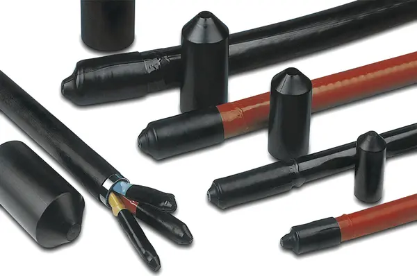 Produktfoto 1 von HellermannTyton 416 Kabelabdeckung, Innen-Ø 23 mm, 132 mm x 132 mm Polyolefin, Schwarz