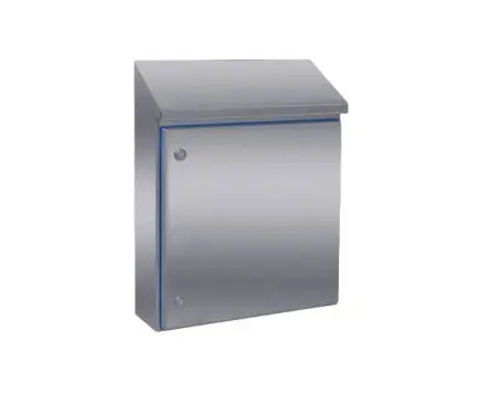 Produktfoto 1 von Rittal HD Edelstahl Wandanschlusskasten RAL 5010 IP66, HxBxT 550 mm, 510 mm x 210 mm