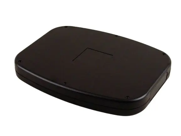 Produktfoto 1 von Hammond Serie 1599 Tragbares Gehäuse, Schwer entflammbares ABS, 190 mm, 240 mm, H. 30 mm, Schwarz, IP54