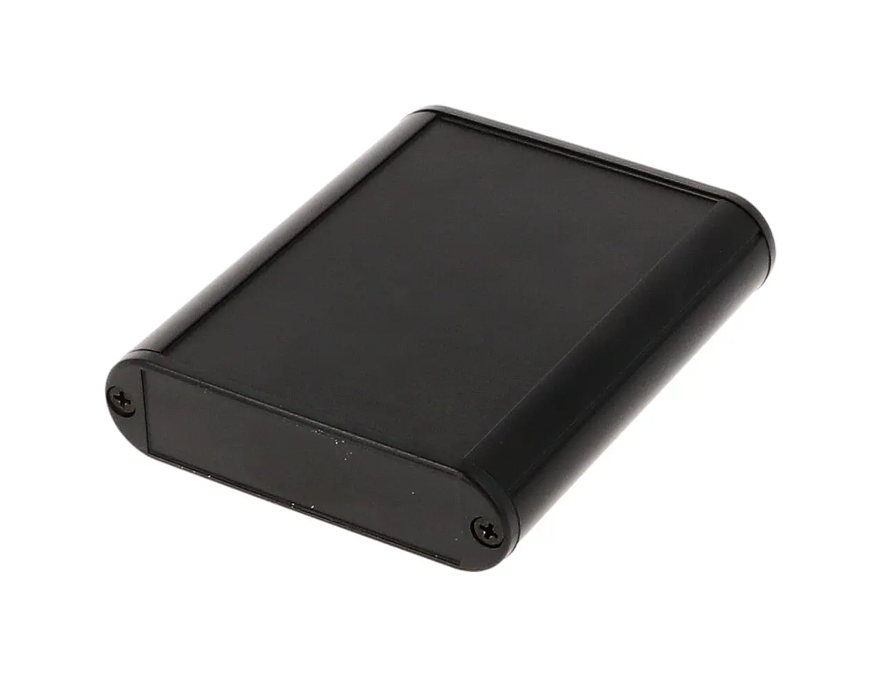 Produktfoto 1 von Hammond 1455; Gehäuse; Aluminium; Schwarz IP54 Breite 72 mm Höhe 19 mm Länge 80 mm