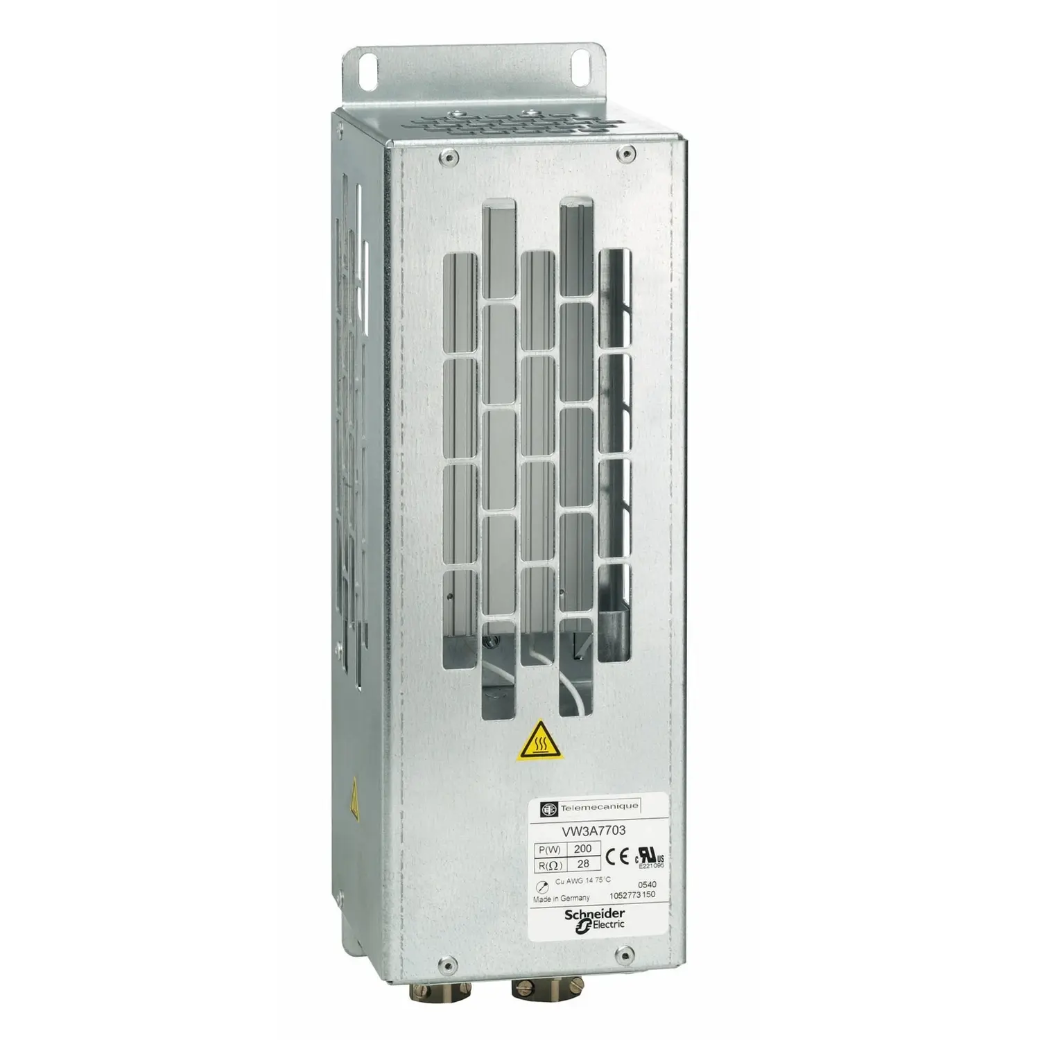 Produktfoto 1 von Schneider Electric Altivar Wechselrichter-Zubehör Bremswiderstand 28 Ω 200 W, für ATV31/32/61/71