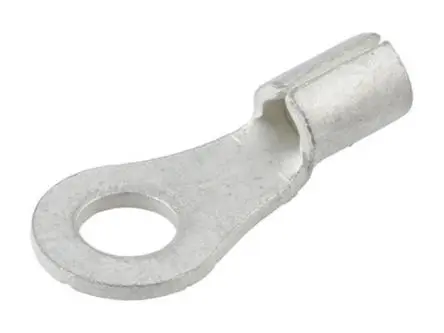 Produktfoto 1 von Molex Versakrimp Ringkabelschuh, Unisoliert 18 AWG, Grau, 14 AWG max.AWG, aussen ø 8.69 mm, innen ø 5.39 mm, M5
