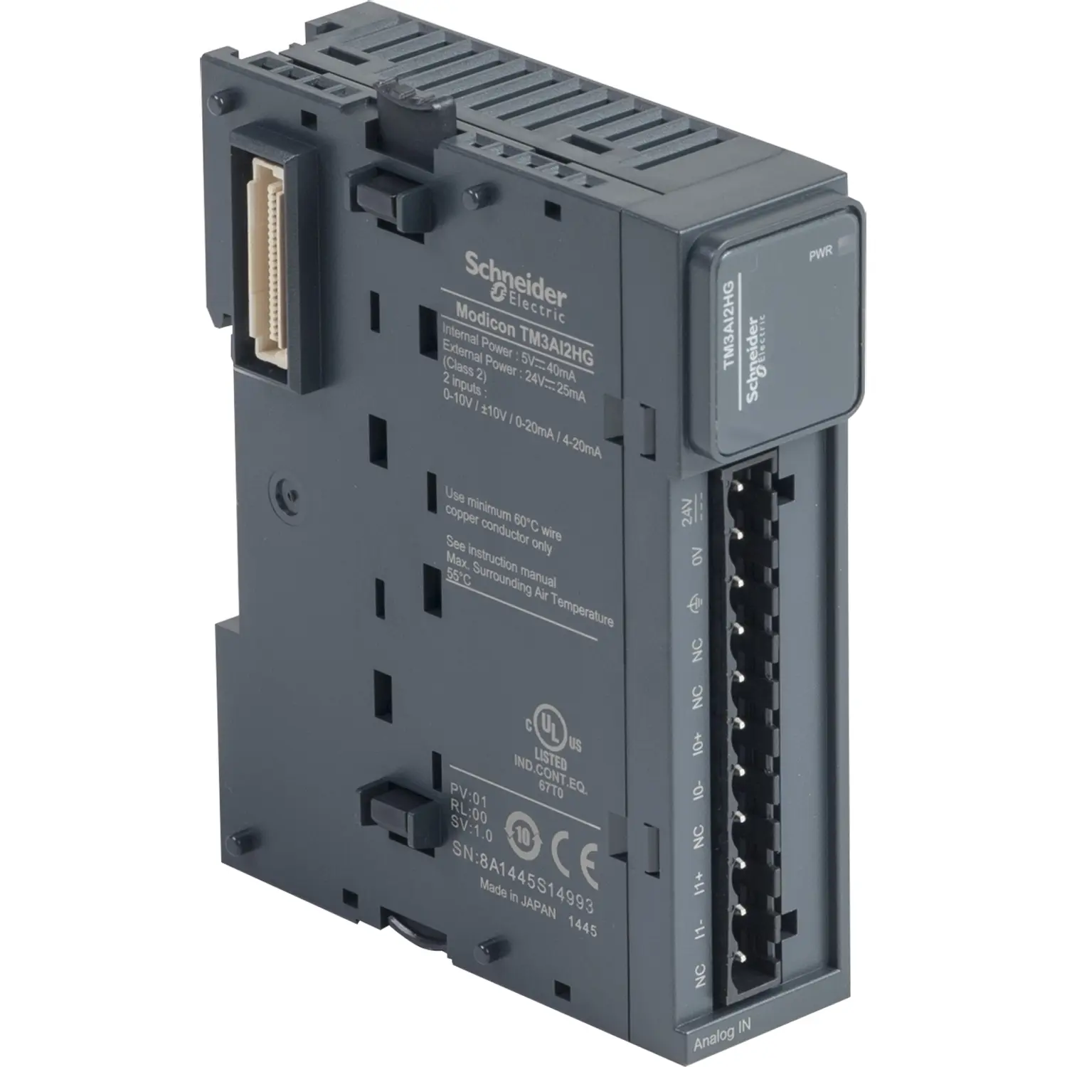 Schneider Electric FC4A SPS-E/A Modul für Modicon M221, Modicon M241, Modicon M251 2 x Strom, Spannung Eingang Modicon
