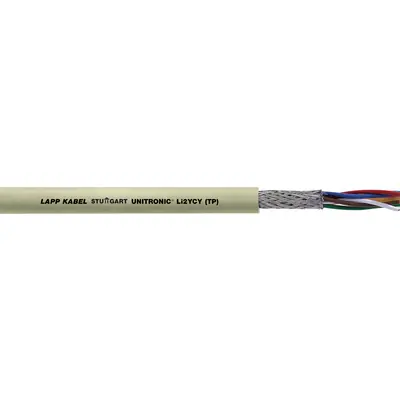 Produktfoto 1 von Lapp UNITRONIC Datenkabel, 2-paarig 0,22 mm² Ø 6.5mm S/UTP Schirmung PVC isoliert Twisted Pair Grau