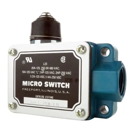 Produktfoto 1 von Honeywell BAF Endschalter, Oberer Stößel 1-poliger Umschalter, Aluminiumdruckguss 480V ac 20A