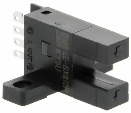 Produktfoto 1 von Omron EE-SX67 Gabel Optischer Sensor, Durchgangsstrahl, PnP Ausgang, Anschluss