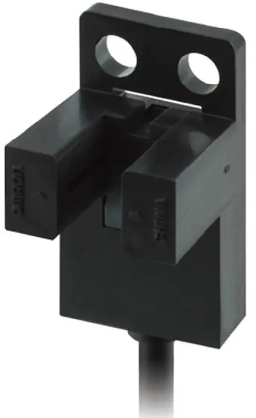 Produktfoto 1 von Omron EE-SX67 Optischer Sensor, Durchgangsstrahl, Bereich 5 mm, NPN Ausgang, Anschlusskabel, Hell-/dunkelschaltend