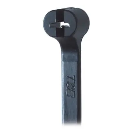 Produktfoto 1 von Thomas & Betts Ty-Rap Nylon 6.6 Kabelbinder Nicht lösbar Schwarz 4.8 mm x 185.67 mm