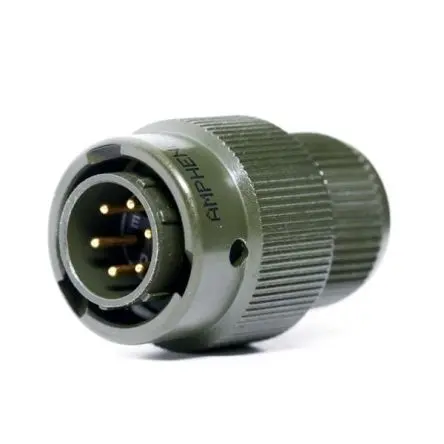 Produktfoto 1 von Amphenol Limited, 62 GB Messing MIL-Spec Rundsteckverbinder Gerade, 3-polig, Kabel, Gehäuse 12 Stecker, MIL-DTL-26482