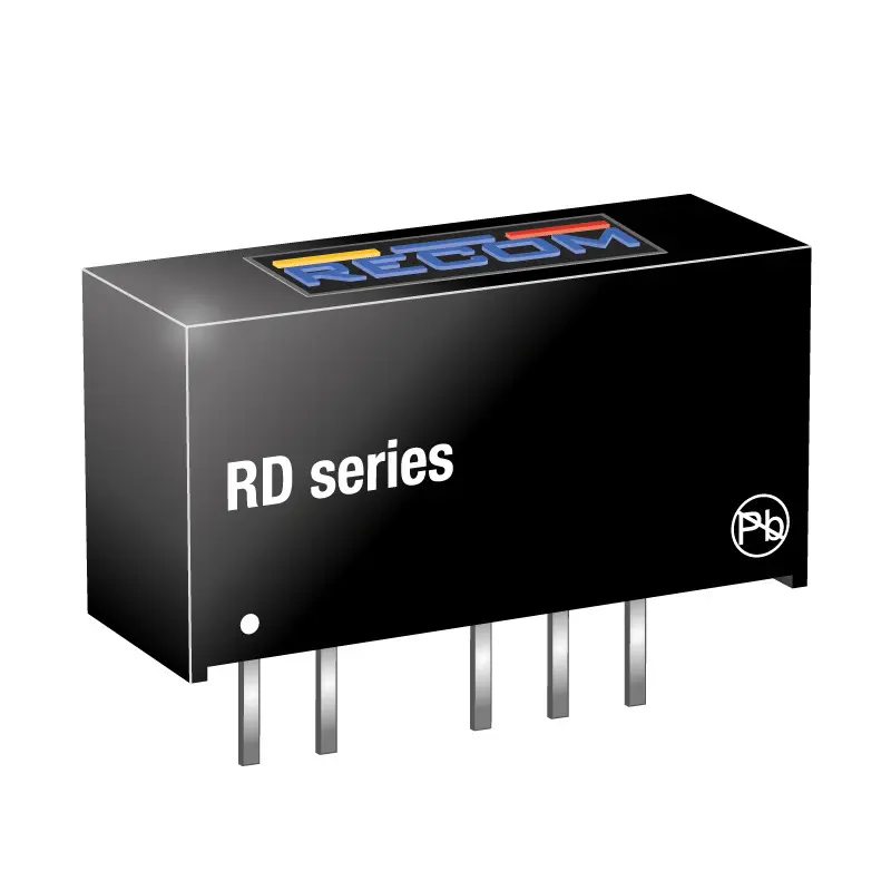 Recom RD DC/DC-Wandler 2W 12 V dc IN, ±12V dc OUT / ±84mA Durchsteckmontage 1kV dc isoliert