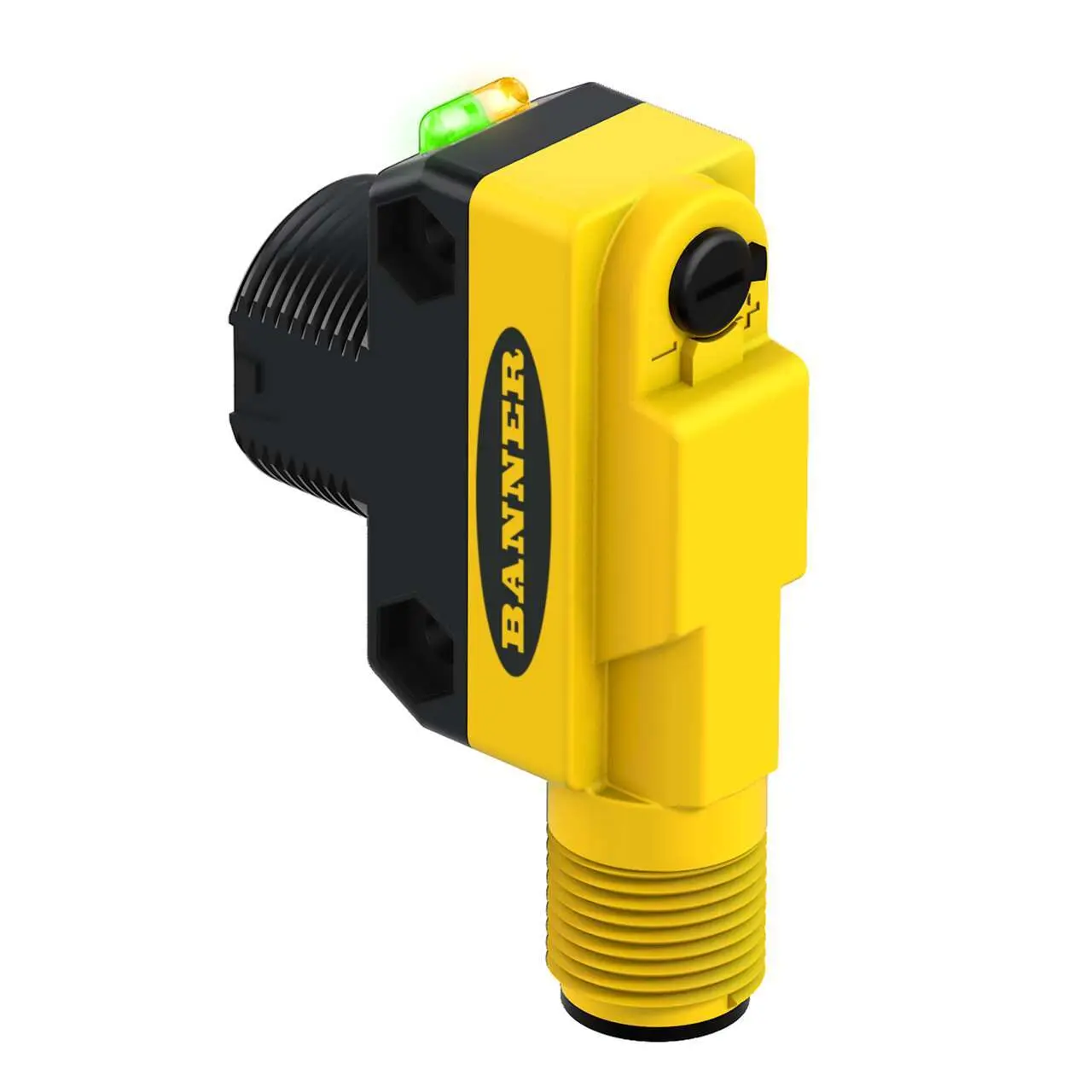 Produktfoto 1 von Banner QS18 zylindrisch Optischer Sensor, Reflektierend, Bereich 6,5 m, PNP Ausgang, 4-poliger M12-Steckverbinder