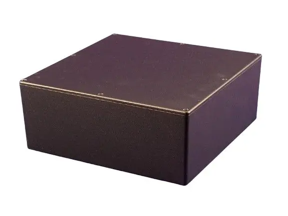 Produktfoto 1 von Hammond 1550; Gehäuse; Aluminiumdruckguss; Schwarz; IK08 IP54 Breite 250 mm Höhe 97 mm Länge 250 mm
