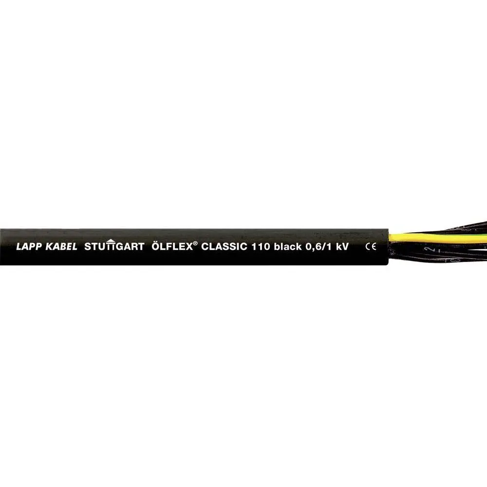 Produktfoto 1 von Lapp ÖLFLEX CLASSIC 110 Steuerkabel, 4-adrig x 0.75 mm² 18 AWG Ungeschirmt Schwarz, 50 m, Polyvinylchlorid