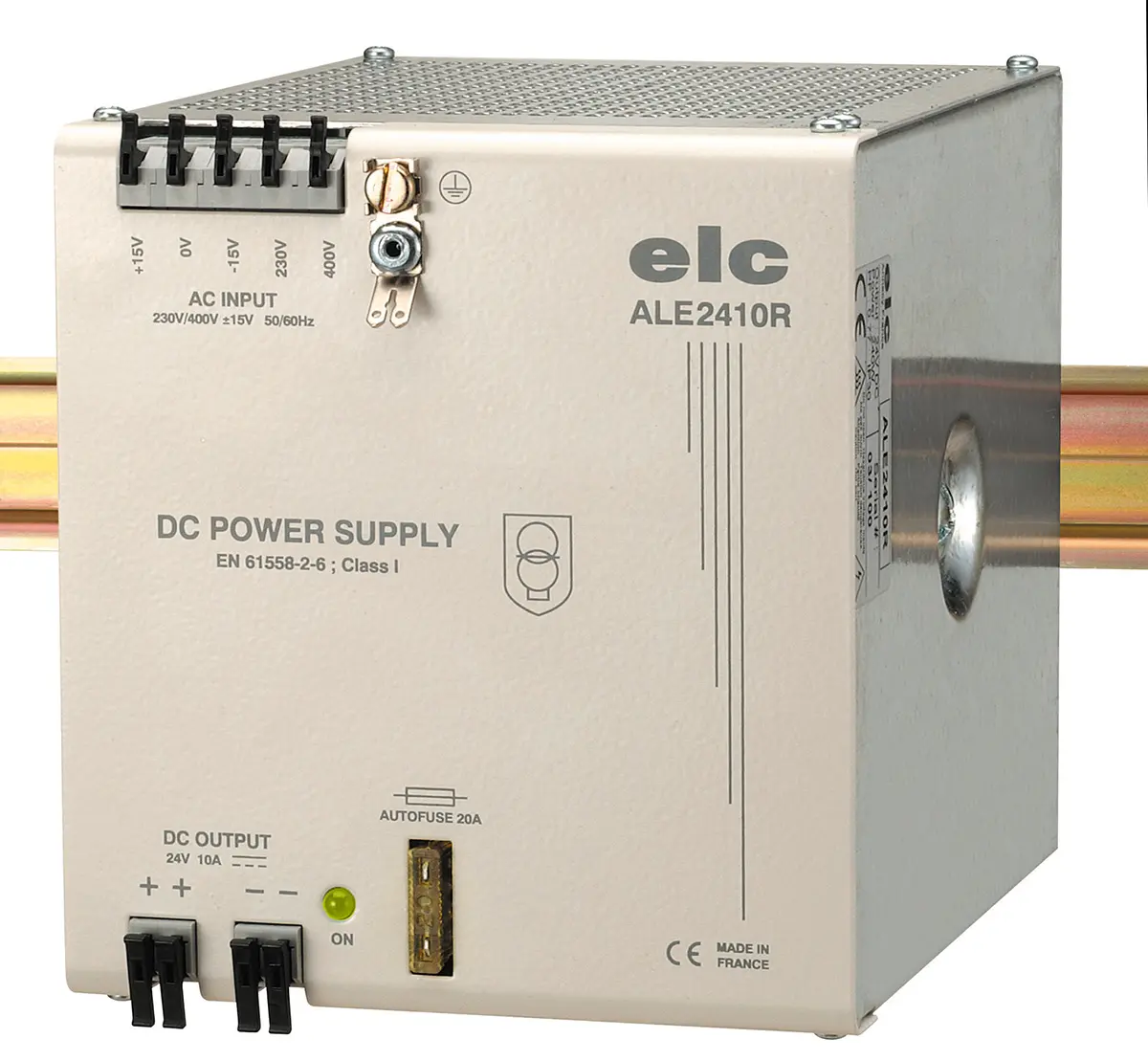 Produktfoto 1 von ELC ALE DIN RAIL DIN-Schienen Netzteil Linear 24V dc / 10A 240W 230V → 440V ac