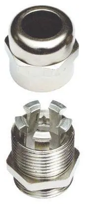 Produktfoto 1 von SIB WADI-TEC Kabelverschraubung, M25 Messing vernickelt Metallisch 10 mm/ 14.5 mm, IP68