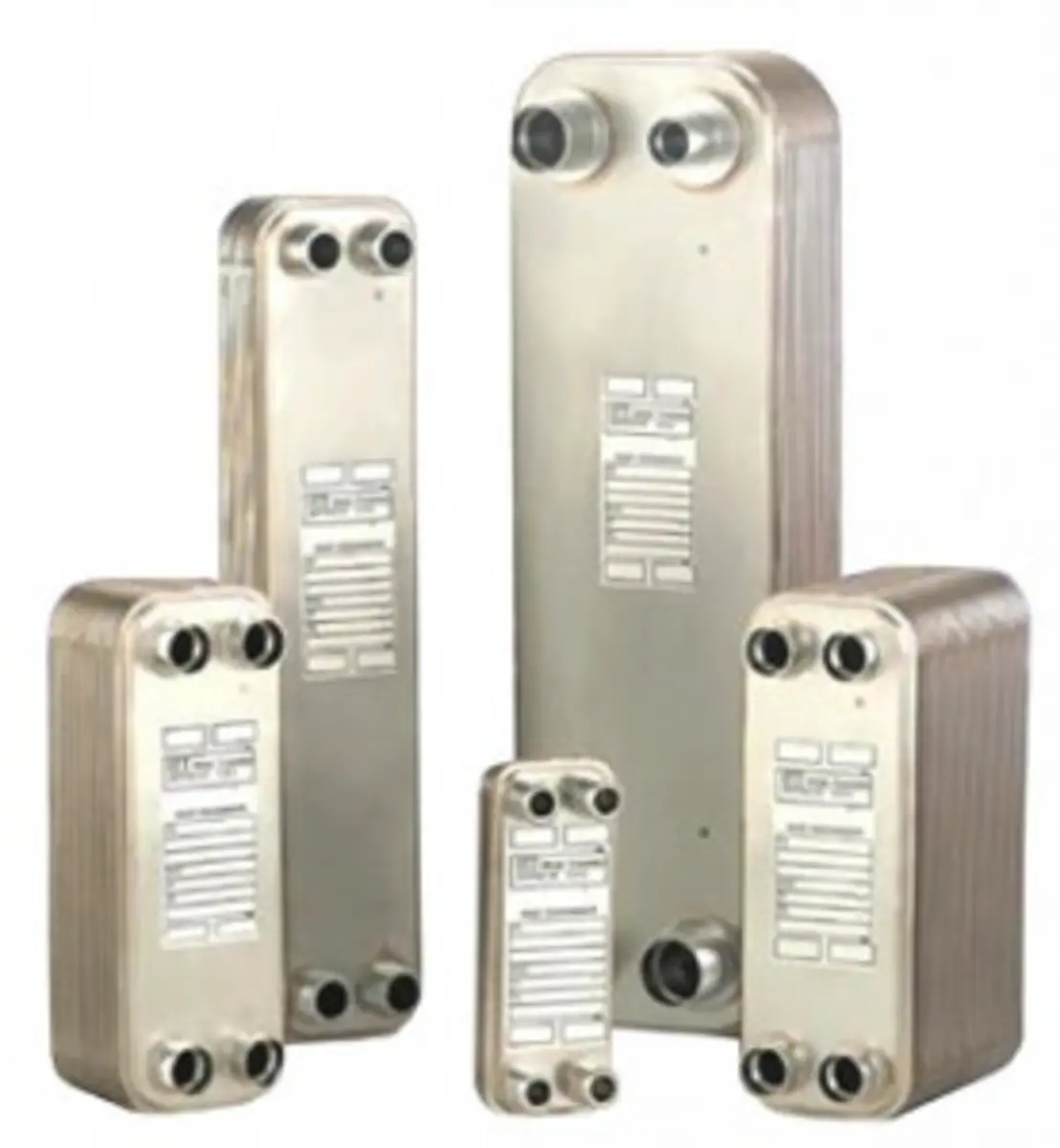 Produktfoto 1 von Xylem 30 BP415 Kupfer Gelöteter Plattenwärmetauscher Silber bis +232°C, 525.4 x 112 x 24.1mm