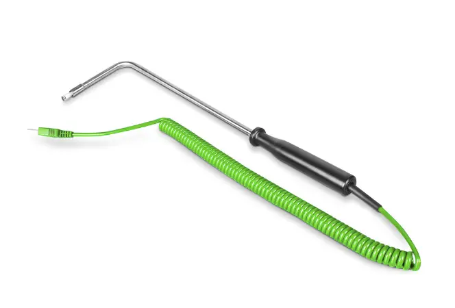 Produktfoto 1 von RS PRO Temperatursensor, K, Scheibe x 180 mm Typ K, Ø 8 mm, max.Temp 600 °C
