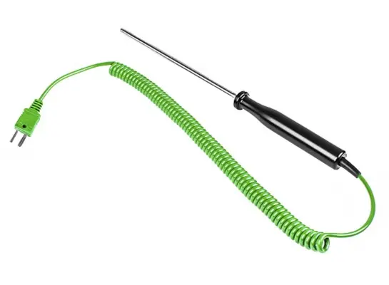 Produktfoto 1 von RS PRO Temperatursensor, K, Abgerundet x 300 mm Typ K, Ø 3 mm, max.Temp 850 °C