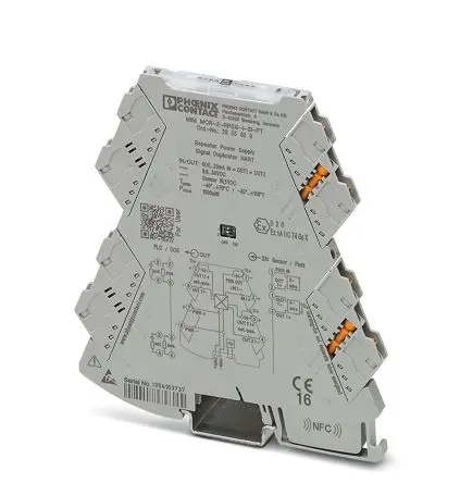 Produktfoto 1 von Phoenix Contact Serie MINI MCR Signalwandler 30V dc, 9.6 V dc, Strom 0 → 20 mA EIN / Strom 0 → 20 mA AUS DIN-Hutschiene,