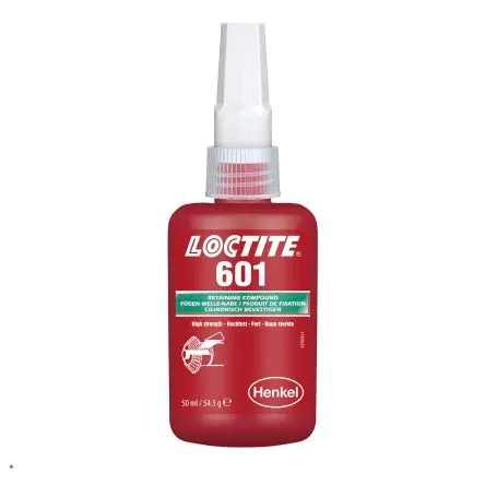 Loctite 601 Fügeklebstoff, Hoch Flüssig Grün Dimethacrylat-Ester, Flasche 50 ml, 150 °C, -55 °C